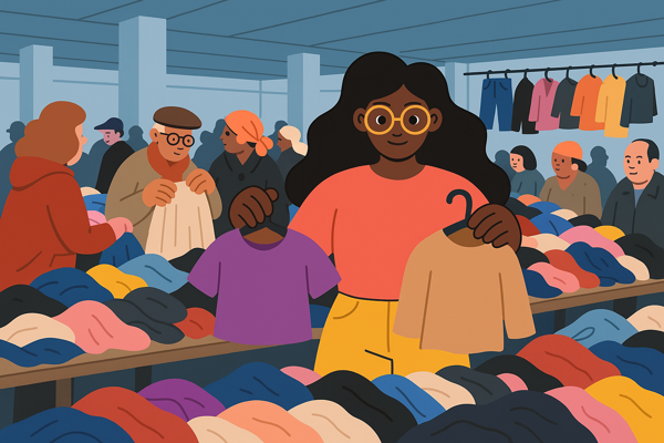  Stop plastic fast fashion: choose second-hand clothes